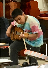 Boy Playing the Guitar1 by Charles Van Deursen Boy Playing the Guitar1 by Charles Van Deursen