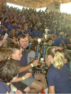 Charles Van Deursen Holding the "Superior" Rating Trophy Among His Students, InTuneWithYou.com Charles Van Deursen Holding the "Superior" Rating Trophy Among His Students, InTuneWithYou.com