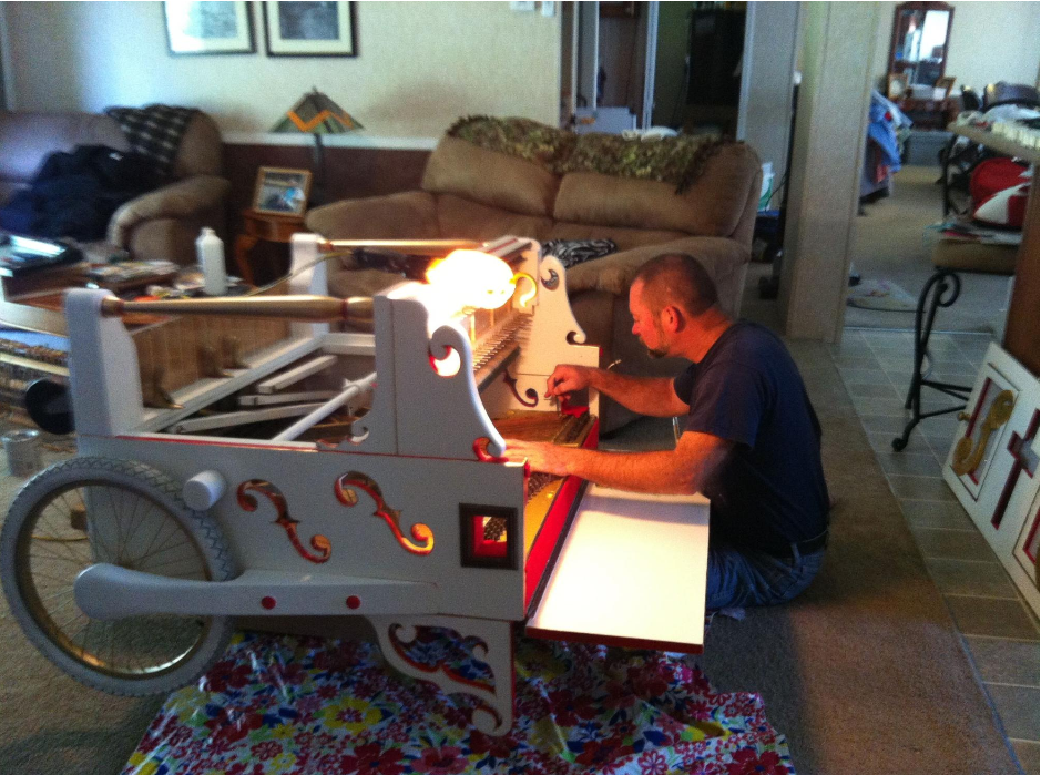 "Working on the Interior of the Triano 1" by Charles Van Deursen "Working on the Interior of the Triano 1" by Charles Van Deursen